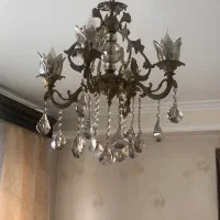 لوستر برنزی چهار شاخه