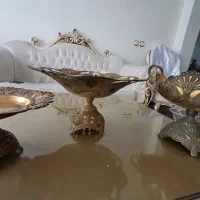 برنز پیوتر کریستال کارد و چنگال پیش دستی گلسرخ|ظروف سرو و پذیرایی|اسلام‌شهر, شهرک قائمیه|دیوار