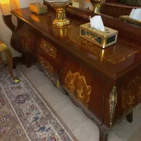 اینه وکنسول معرق کاری شده وبرنز کاری|بوفه، ویترین، کنسول|تهران, کاج|دیوار