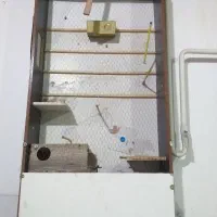 قفس لانه ظرف پرند لونه فنچ و قناری لباس وجلیقه