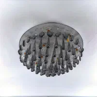 یک لوستر کریستال فلش خور هفت رنگ(خانه)|لوستر و چراغ آویز|ری, شهید غیوری (ابن باویه)|دیوار