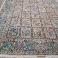 فرش ابریشم۹متری گلستان