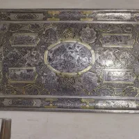 سینی برنجی تمام قلم بی نظیر