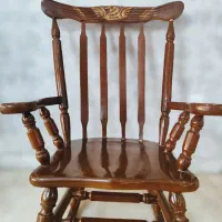 صندلی راک کلاسیک با حکاکی عقاب