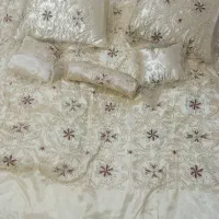 روتختی دونفره ساتن سرمه دوزی