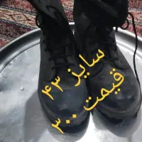 پوتین.نظامی.پوتین کویری و پارچه کویری|کوهنوردی و کمپینگ|شیراز, شهرک صدا و سیما|دیوار