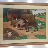 نقاشی مداد رنگ اتاق کودک