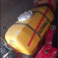 تیلر ۱۴ اسب مزرعه استارتی خشک با سمپاش ‌ تریلی کمپ|ماشین‌آلات صنعتی|ساری, |دیوار