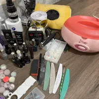 وسایل کاشت ناخن با اموزش رایگان|آرایشگاه و سالن‌های زیبایی|کرمانشاه, |دیوار