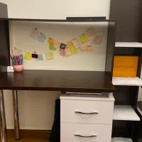 فروش میز تحریر به همراه کتابخانه دیواری