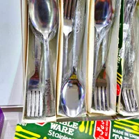 قاشق چنگال حسن بن علی استیل|ظروف سرو و پذیرایی|اهواز, زیتون کارگری|دیوار