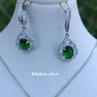 نیم ست تمام نقره مدل سلطنتی|جواهرات|ارومیه, |دیوار