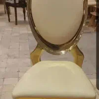 صندلی فلزی پشت بیضی تالار