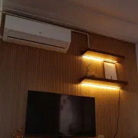 صنایع چوب ماه دکور|کتابخانه، شلف، قفسه‌های دیواری|رشت, شهرک قدس|دیوار