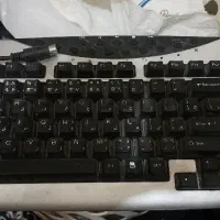 کیبورد کامپیوتر ماتریکس و موس