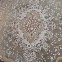 یک جفت فرش کرم ۳در۴تمیز