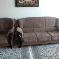 مبل راحتی هفت نفره سالم|مبلمان خانگی و میز عسلی|کرج, باغستان|دیوار