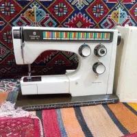چرخ خیاطی هسکوارنا سوئدی بدنه آلومینیومی قدیمی