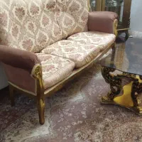 مبلمان سلطنتی 9نفره چوب|مبلمان خانگی و میز عسلی|شاندیز, |دیوار