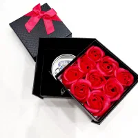 باکس سوپرایزی گردنبند مروارید عشق