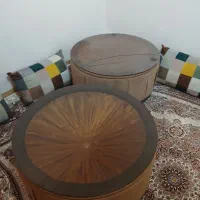 میز جلو مبلی شیشه ای