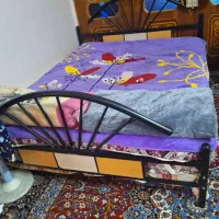 تخت دونفره فرفورژه بدون تشک