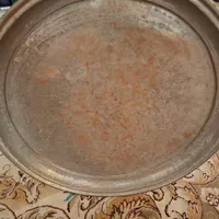 سینی مسی قدیمی با قدمت بالای صد سال