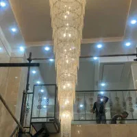 لوستر دوبلکس و بلند مجلل ، لوستر بلند vslight|لوستر و چراغ آویز|تهران, پامنار|دیوار