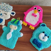 لیف جهیزیه و عروسکی به سبک ترکی|لوازم حمام|شیراز, کوشک میدان|دیوار