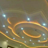 گچکاری وخوردکار و ابزارهای نور مخفی|خدمات پیشه و مهارت|رشت, معلولین|دیوار