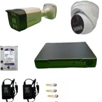 2عدد دوربین +دستگاه ۴کانال۵مگاپیکسل ++تشخیص چهره