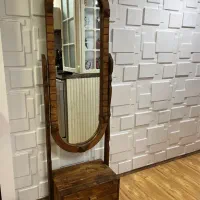 آیینه ایستاده کشو دار  تمام چوبی اصل