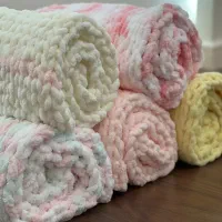 پتو بافتنی پافی کودک