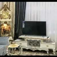 میز تلویزیون و پرده