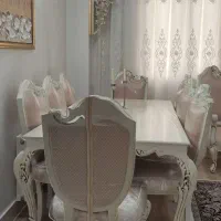 ناهارخوری هشت نفره نو|میز و صندلی غذاخوری|میانه, |دیوار