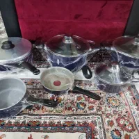 سرویس قابلمه تفال فرانسه در حد نو|ظروف پخت‌وپز|تهران, آهنگ|دیوار