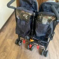 کالسکه  دوقلو  عصایی|کالسکه و لوازم جانبی|تهران, سعادت‌آباد|دیوار