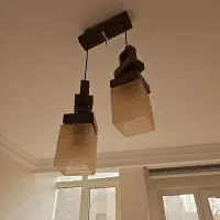 لوستر چوبی آویز