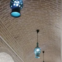 چراغ سفالی لوستری و دیواری