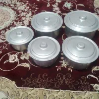 قابلمه آلمینیوم ۵پارچه اکبند