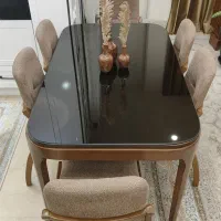 میز ناهار خوری ۶ نفره چوبی