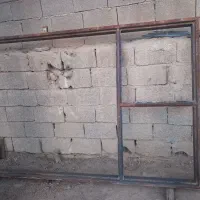 درب حال چوبی باچهارچوب فلزی