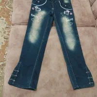 شلوار لی دخترانه سایز 75