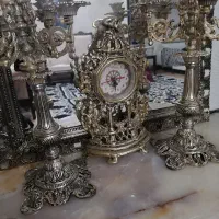 آینه شمعدان برنجی