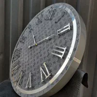 ساعت دیواری چرم استیل|ساعت دیواری و تزئینی|تهران, بازار|دیوار