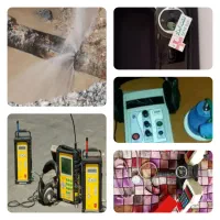 تشخیص ترکیدگی ترمیم رفع نم و رطوبت بادستگاه تصویری