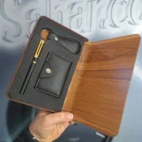 باکس هدیه چوبی جاکارتی خودکار و جاسوئیچی