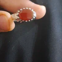 انگشتر نقره عقیق دست ساز
