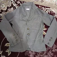 کت کتان ترک ویک عدد دامن کوتاه جین