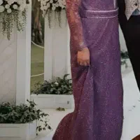 پیراهن مجلسی رنگ یاسی بنفش خوشرنگ خاص سایز42|لباس|رشت, گلزاران|دیوار